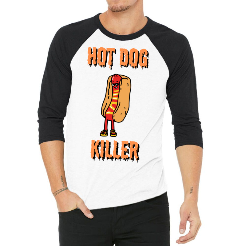 Hot Dog Killer Trending 3/4 Sleeve Shirt | Artistshot