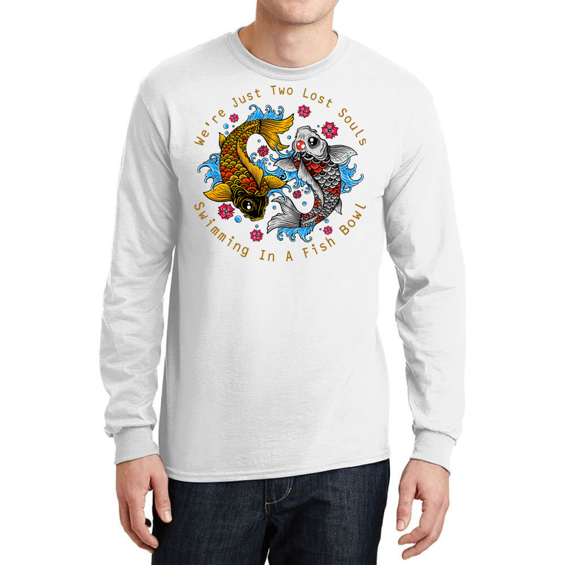 Koi Fish Lover Aesthetic Long Sleeve Shirts | Artistshot