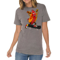 Hotdog Skater Funny Skating Bratwurst Nature Vintage T-shirt | Artistshot