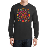 Food Mandala Humor Long Sleeve Shirts | Artistshot