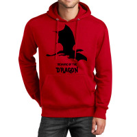 Beware Of The Dragon Black Unisex Hoodie | Artistshot