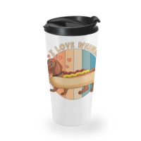 I Love Weiners Hot Dog Dachshund Nostalgia Travel Mug | Artistshot