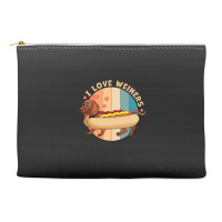 I Love Weiners Hot Dog Dachshund Nostalgia Accessory Pouches | Artistshot