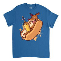 Hot Dog Humor Hipster Classic T-shirt | Artistshot