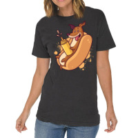 Hot Dog Humor Hipster Vintage T-shirt | Artistshot