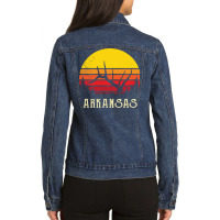 Elk Deer Shed Antler Hunting Arkansas River  Cute Ladies Denim Jacket | Artistshot