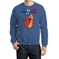 4th Of July Hotdog Travel Crewneck Sweatshirt | Artistshot