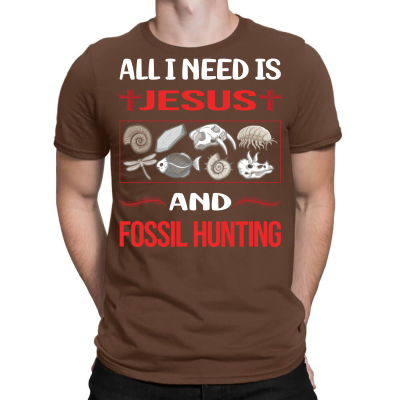 Funny Jesus Fossil Hunting Paleontology Paleontolo T-Shirt by lenainplongo2 | Artistshot