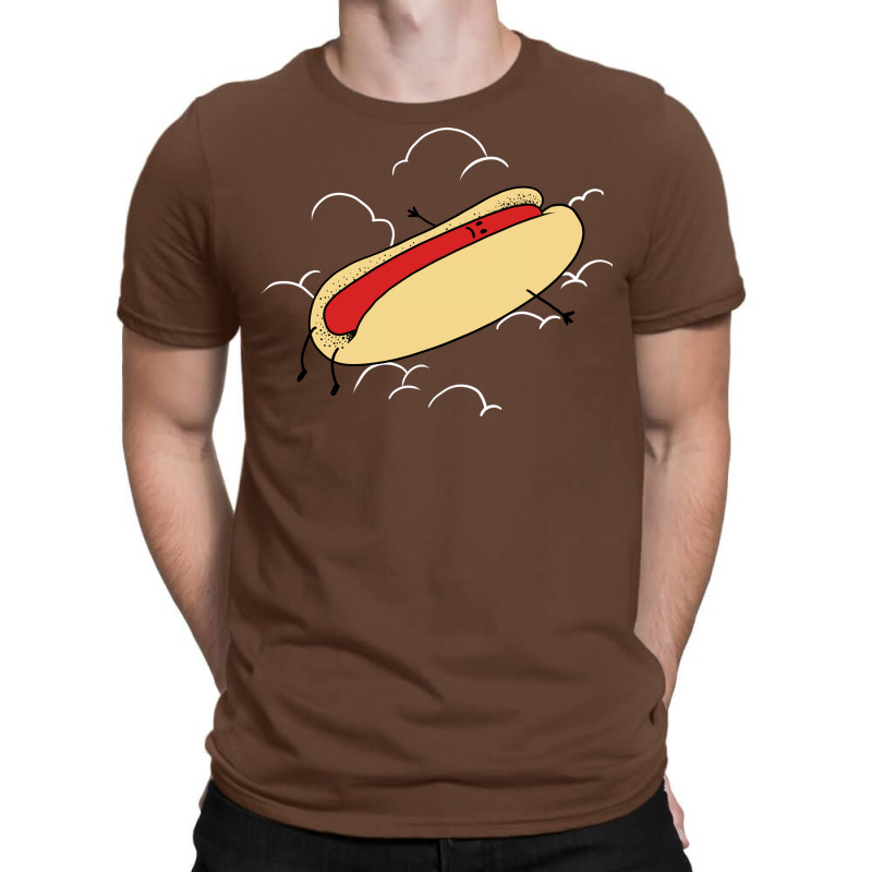 A Sad Hot Dog Retro T-shirt | Artistshot