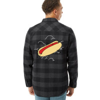 A Sad Hot Dog Retro Flannel Shirt | Artistshot