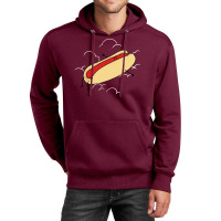 A Sad Hot Dog Retro Unisex Hoodie | Artistshot