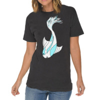 Blue And White Koi Fish Retro Vintage T-shirt | Artistshot