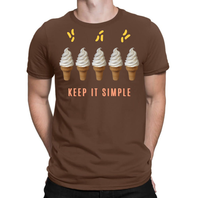 A Simple Ice Cream Makes You Happy Gelatto Summer T-shirt | Artistshot