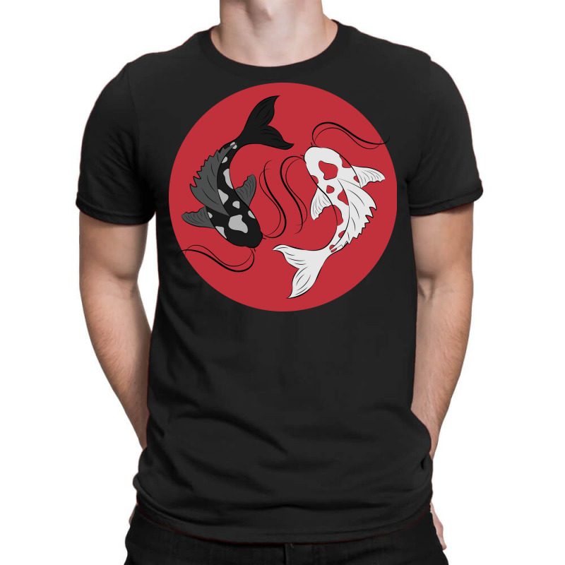 Circling Koi Fish Hipster T-Shirt by sbusiozald | Artistshot