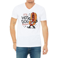 Hotdogcartoon Girl V-neck Tee | Artistshot