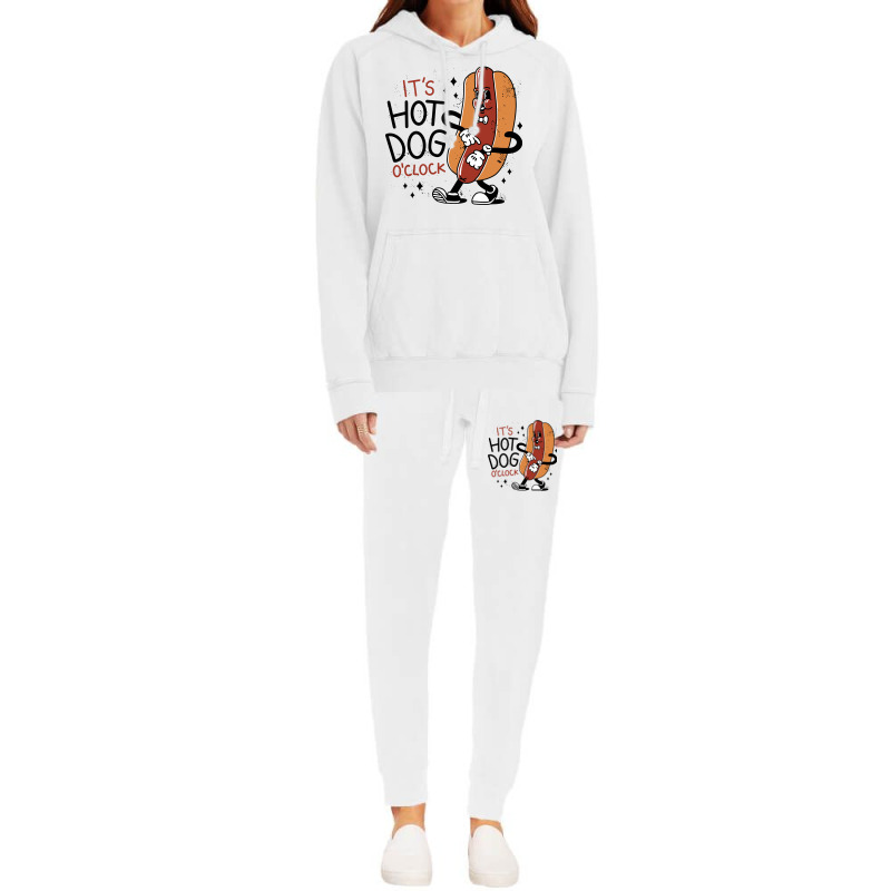 Hotdogcartoon Girl Hoodie & Jogger Set | Artistshot