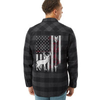 Deer Hunting With Bow For A Hunters Stars Flannel Shirt | Artistshot