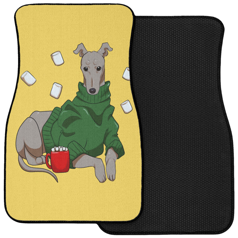 Greyhound Cocoa Trending Front Car Mat | Artistshot