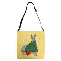 Greyhound Cocoa Trending Adjustable Strap Totes | Artistshot