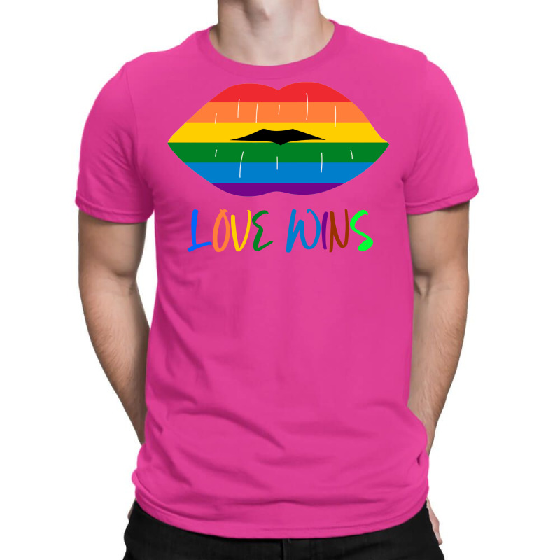 Lgbt Mouth Girl T-shirt | Artistshot