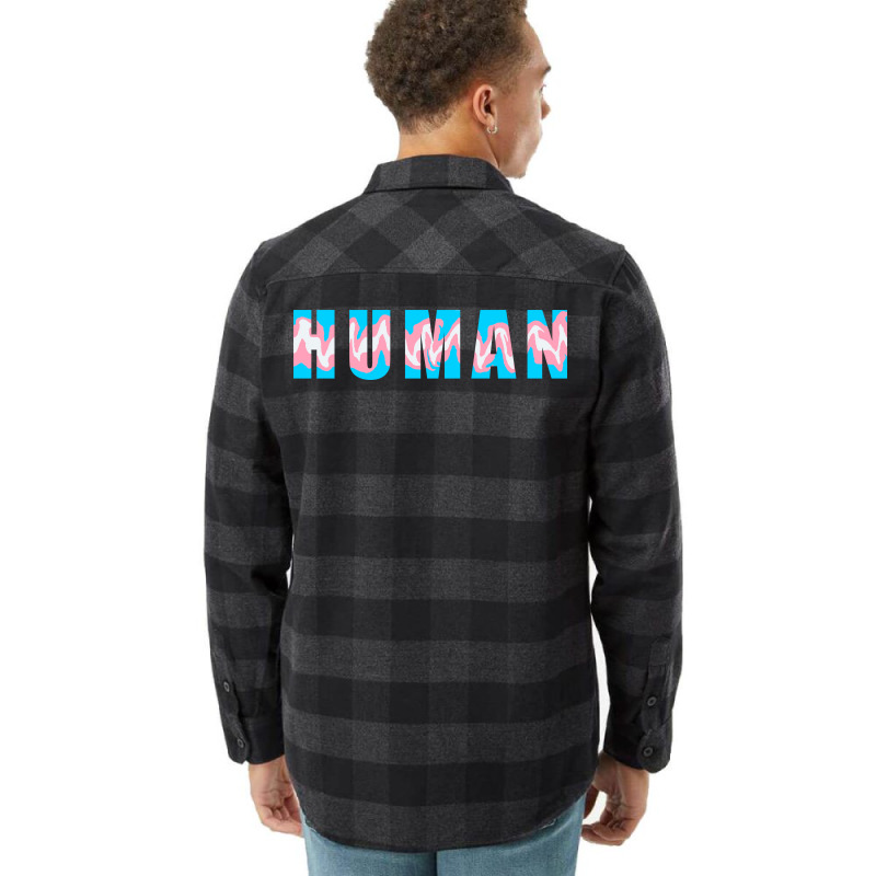 Human Transgender Pride Tumblr Flannel Shirt | Artistshot