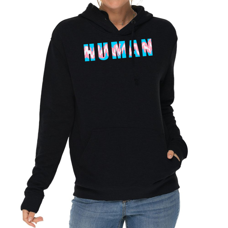 Human Transgender Pride Tumblr Lightweight Hoodie | Artistshot