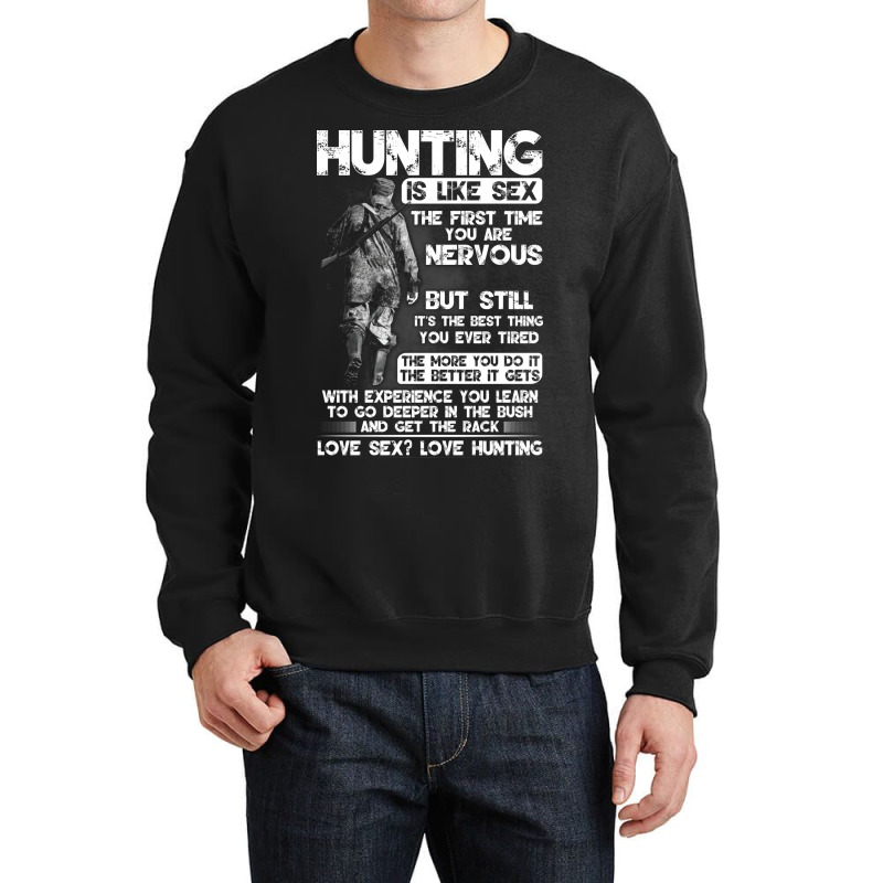 Hunting Is Like Sex Aesthetic Crewneck Sweatshirt | Artistshot