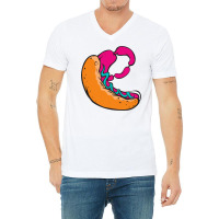 Hotdog 80s V-neck Tee | Artistshot