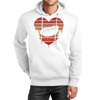 Cute Red Vintage Heart Hotdogs Valentine Day Love Unisex Hoodie | Artistshot