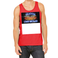 Hot Dog Neon Quote Tank Top | Artistshot