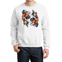 Koi Fish Art Lovers Koi Fish Owners Music Crewneck Sweatshirt | Artistshot