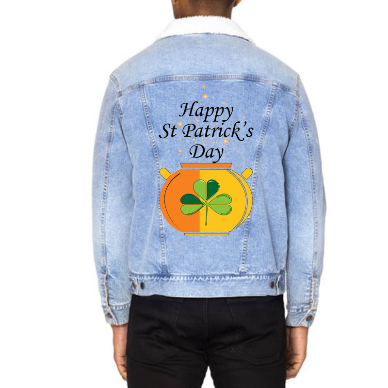 Patrick Day Saint Unisex Sherpa-lined Denim Jacket | Artistshot