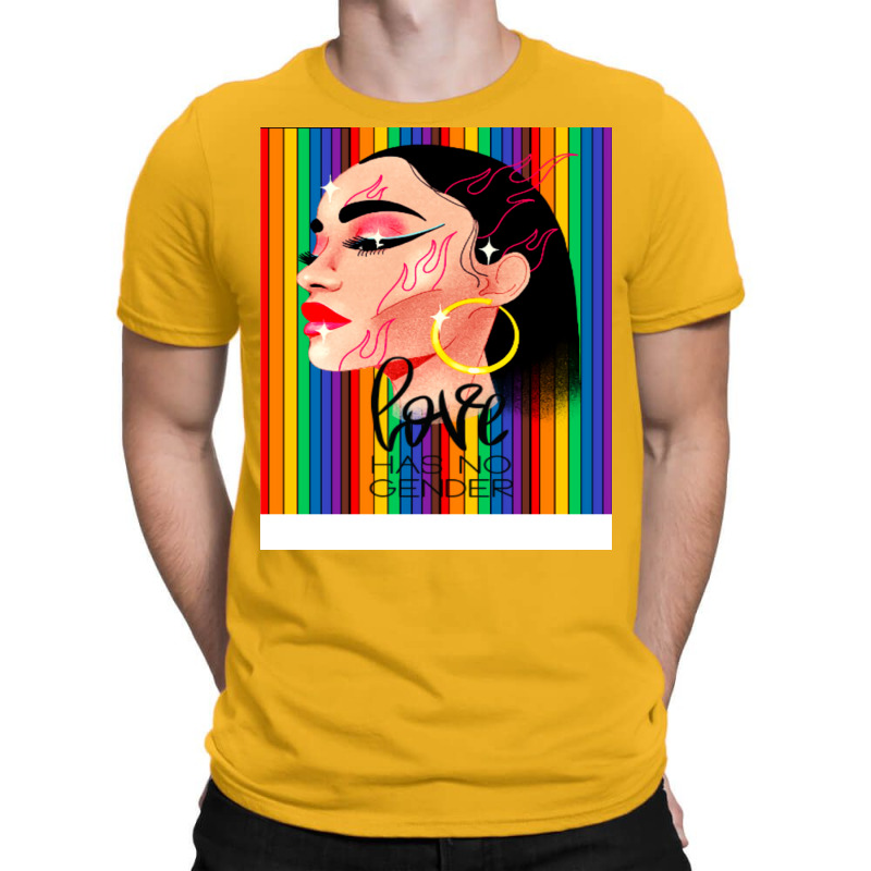 Love Has No Gender Travel T-shirt | Artistshot