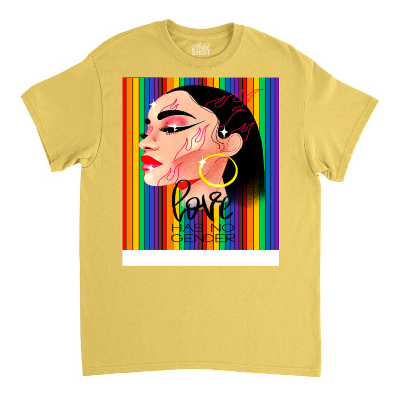 Love Has No Gender Travel Classic T-shirt | Artistshot