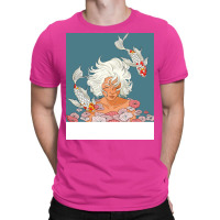 Koi Fish Girl Under The Water Aesthetic T-shirt | Artistshot