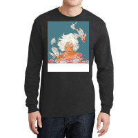 Koi Fish Girl Under The Water Aesthetic Long Sleeve Shirts | Artistshot