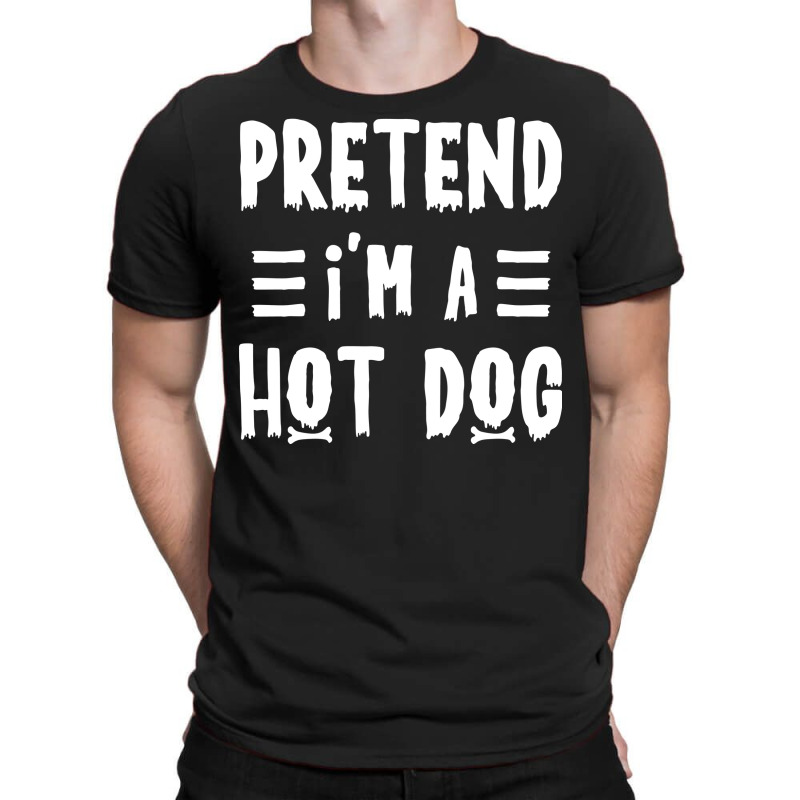 Pretend Im A Hot Dog Funny Halloween Costume Girl T-shirt | Artistshot