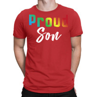 Proud Son Lgbt Pride  Son Of Gay Lesbian Gift Girl T-shirt | Artistshot