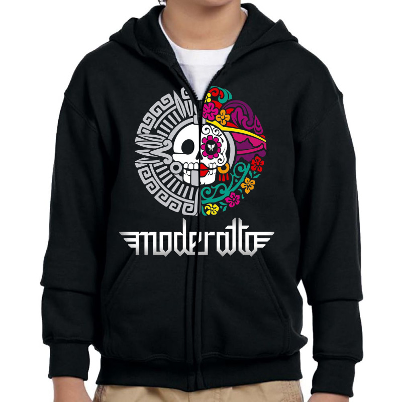 Relief And Flower Youth Zipper Hoodie | Artistshot