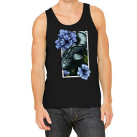 Koi Fish Swimming Through Water And Flowers Silver Tank Top | Artistshot