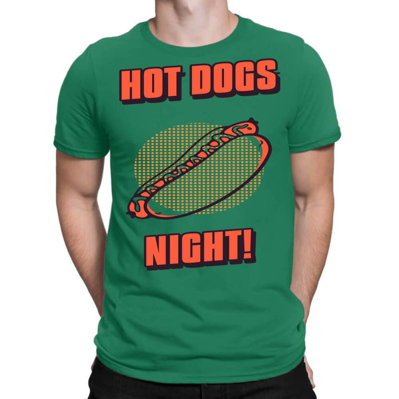 Hot Dogs Night Yellow T-shirt | Artistshot