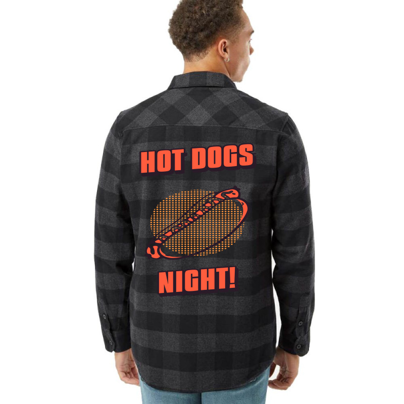 Hot Dogs Night Yellow Flannel Shirt | Artistshot