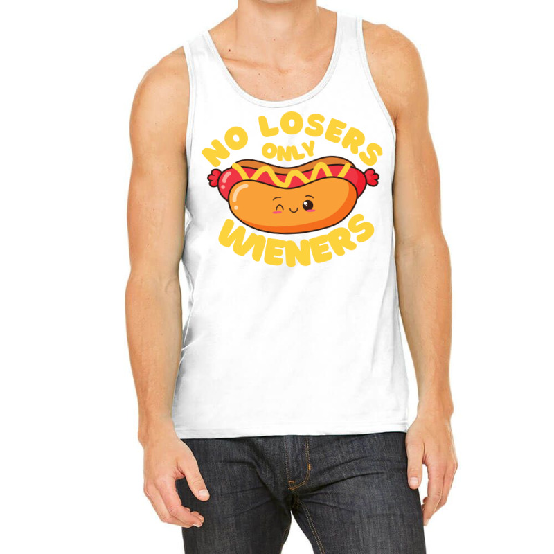 No Losers Only Wieners Hipster Tank Top | Artistshot