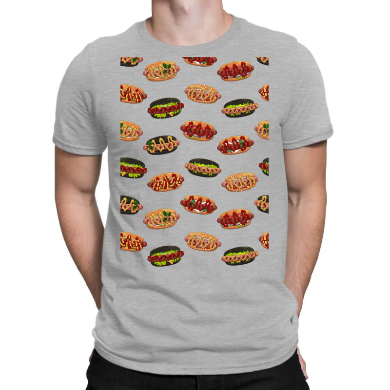 Variety Of Hot Dogs Pattern Summer T-shirt | Artistshot