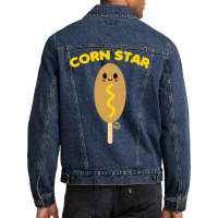 Corn Star Travel Men Denim Jacket | Artistshot