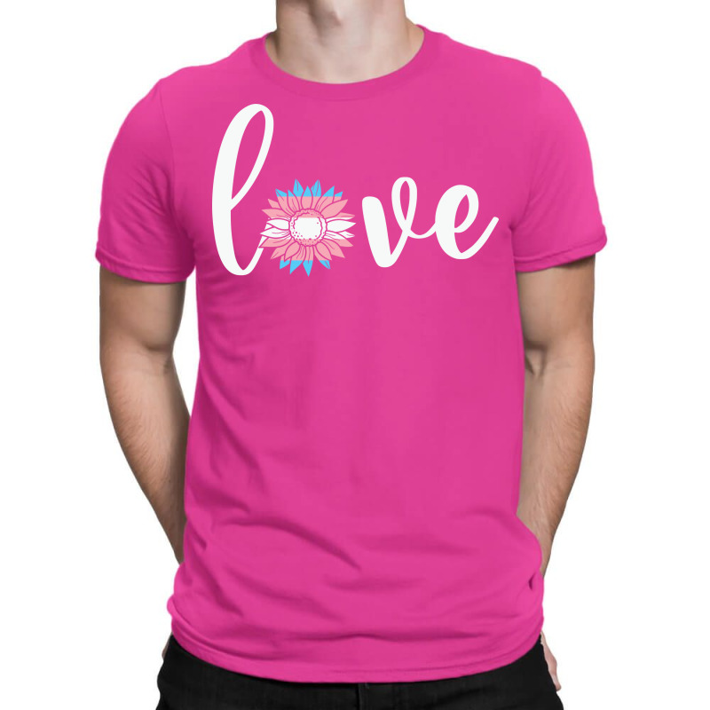 Sunflower Love Transgender Pride Flag 70s T-shirt | Artistshot