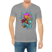 Koi Fish Japan Coi Carp Cool Japanese Tattoo Jinli V-neck Tee | Artistshot