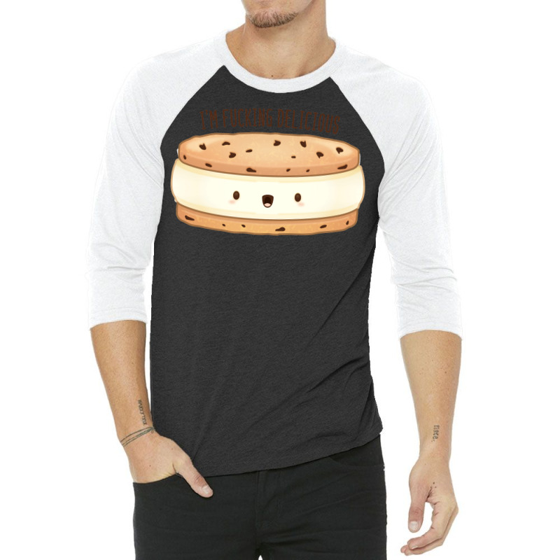 Ice Cream Sandwich Nostalgia 3/4 Sleeve Shirt by houkealgdals | Artistshot