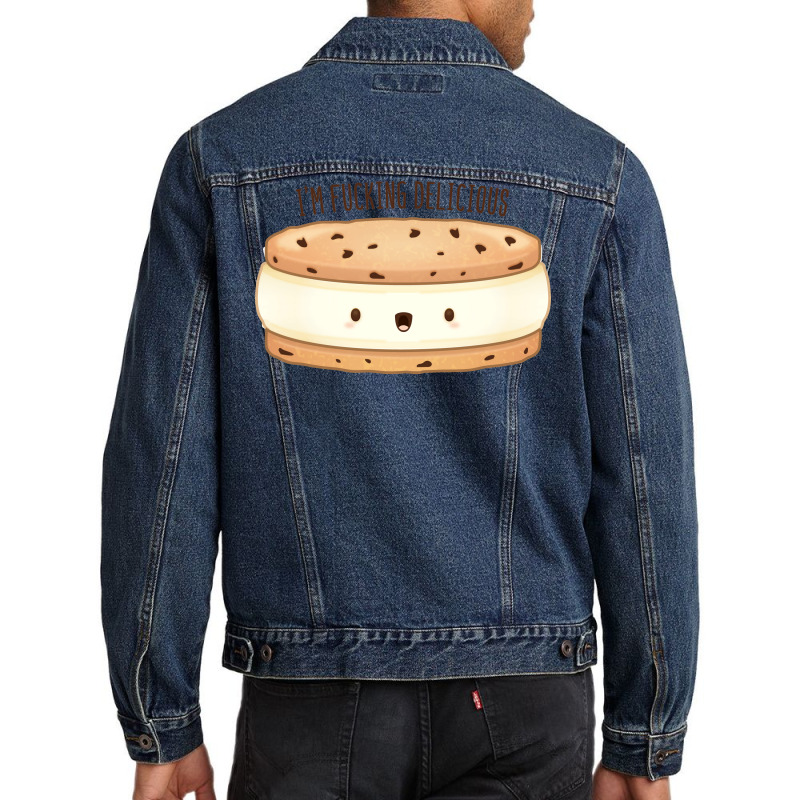 Ice Cream Sandwich Nostalgia Men Denim Jacket by houkealgdals | Artistshot