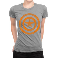 Ca Tonal Orange Cut Out Halloween Ladies Fitted T-shirt | Artistshot